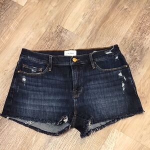 Frame Le Cut Off Jean Shorts